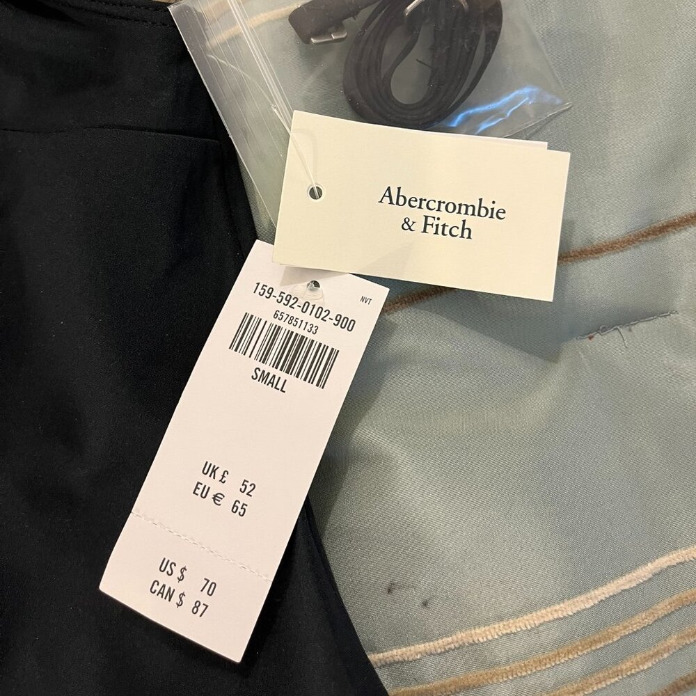 NWT Abercrombie & Fitch One-Shoulder Traveler Dress - S - Picture 7 of 13